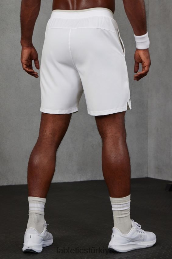 tr Fabletics erkekler temel kısa ii (çizgili) 139 klasik beyaz 40R06B3158