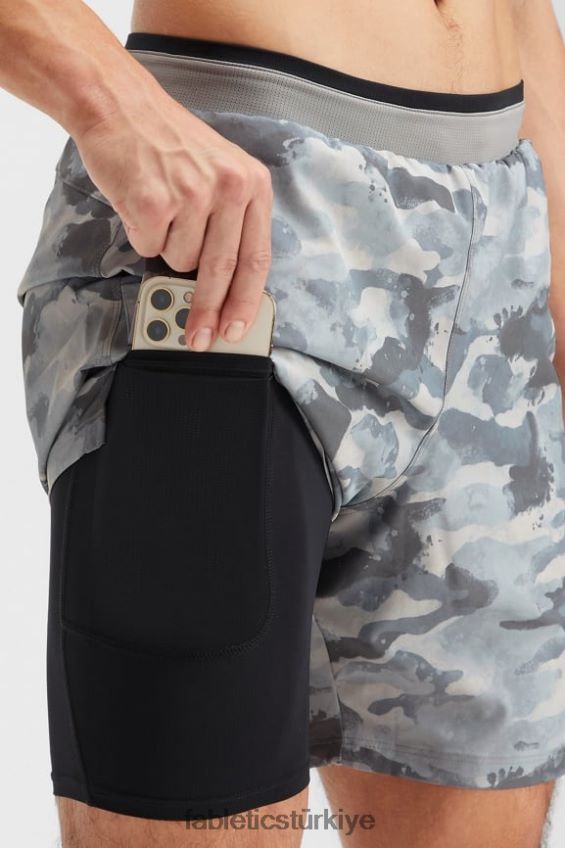tr Fabletics erkekler temel kısa ii (çizgili) 150 gölge gri kamuflaj 40R06B3226