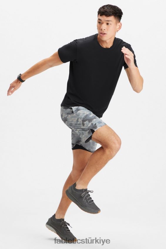 tr Fabletics erkekler temel kısa ii (çizgili) 150 gölge gri kamuflaj 40R06B3226