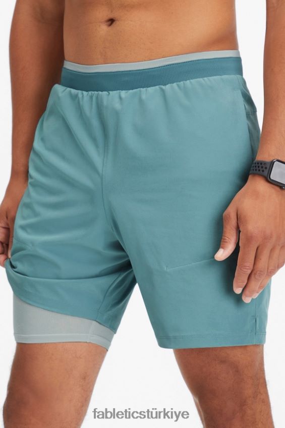 tr Fabletics erkekler temel kısa ii (çizgili) 162 kutup dalgası 40R06B3302