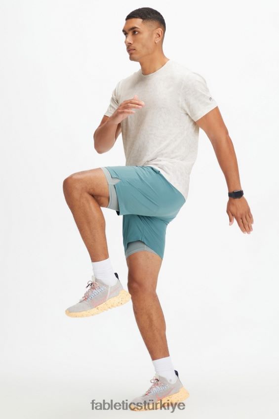 tr Fabletics erkekler temel kısa ii (çizgili) 162 kutup dalgası 40R06B3302