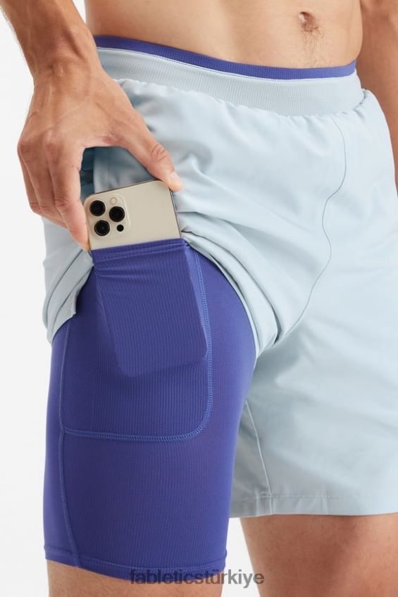 tr Fabletics erkekler temel kısa ii (çizgili) 163 mavi kül 40R06B3305