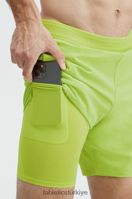 tr Fabletics erkekler temel kısa (çizgili) canlı kireç 40R06B3321