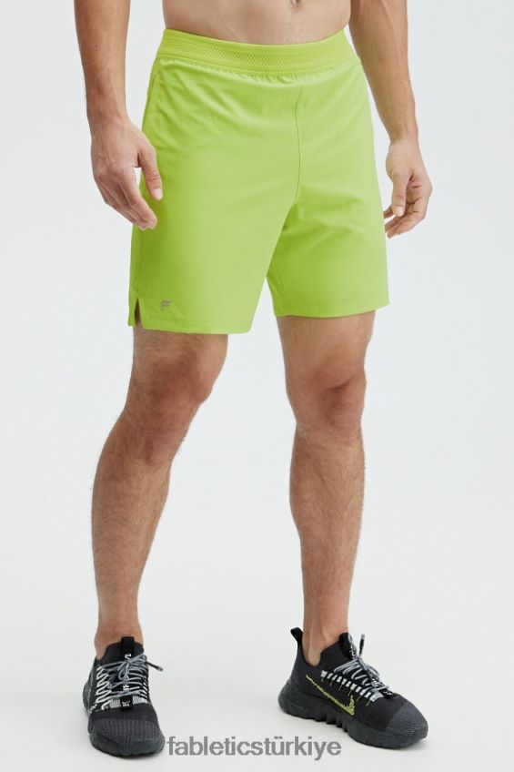 tr Fabletics erkekler temel kısa (çizgili) canlı kireç 40R06B3321