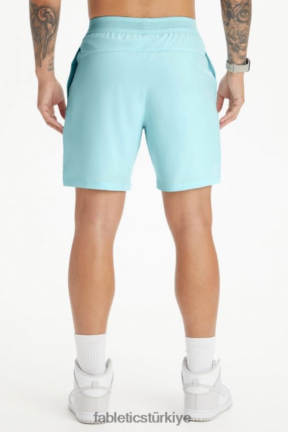 tr Fabletics erkekler temel kısa (çizgili) İskandinav mavisi 40R06B3324