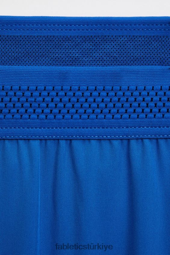 tr Fabletics erkekler temel kısa (çizgili) yarış mavisi 40R06B3323
