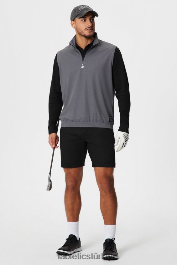 tr Fabletics erkekler yüksek yan chino kısa siyah 40R06B3297