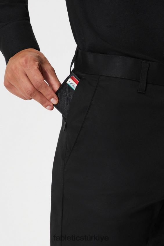 tr Fabletics erkekler yüksek yan chino kısa siyah 40R06B3297