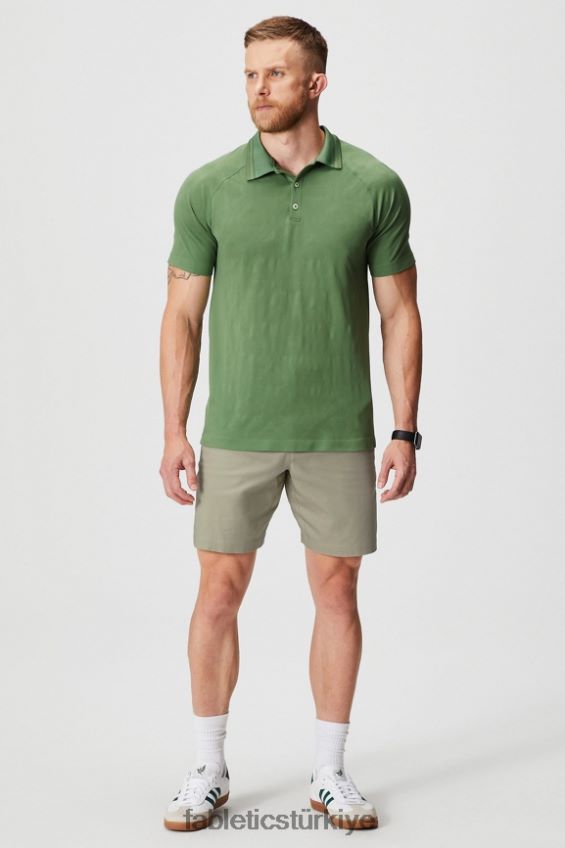 tr Fabletics erkekler yüksek yan chino kısa taze boz kahverengi 40R06B3300