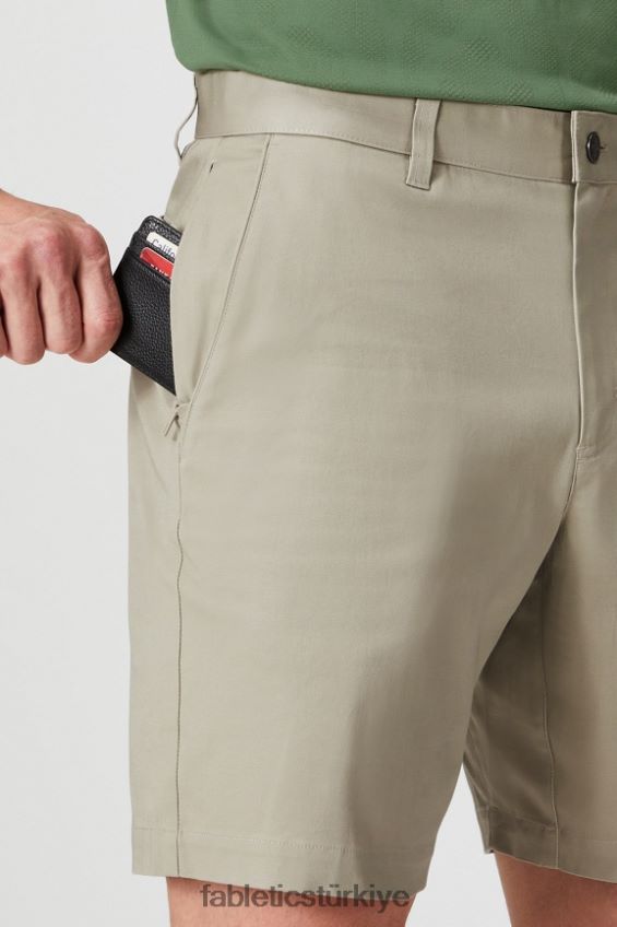 tr Fabletics erkekler yüksek yan chino kısa taze boz kahverengi 40R06B3300