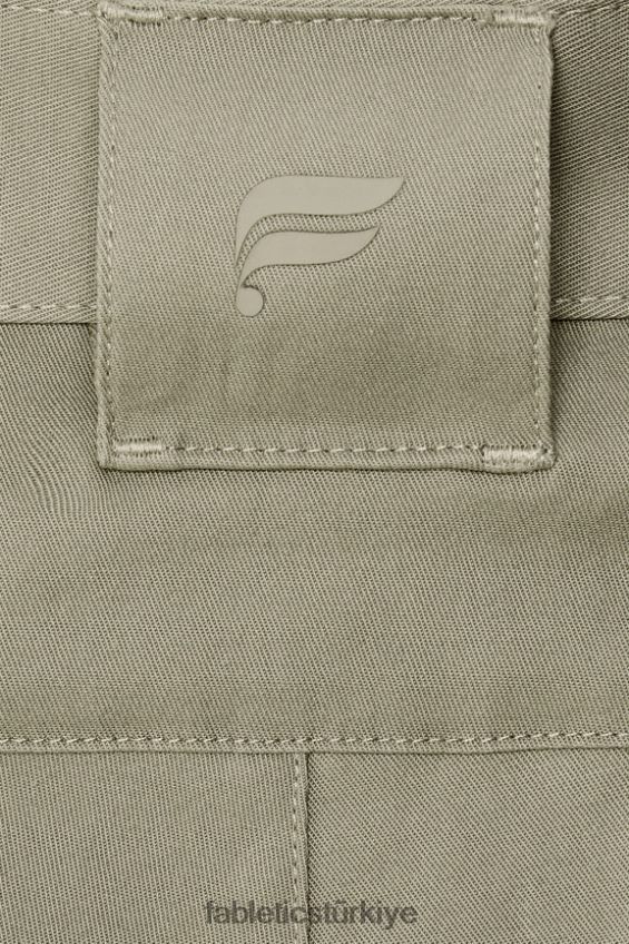 tr Fabletics erkekler yüksek yan chino kısa taze boz kahverengi 40R06B3300