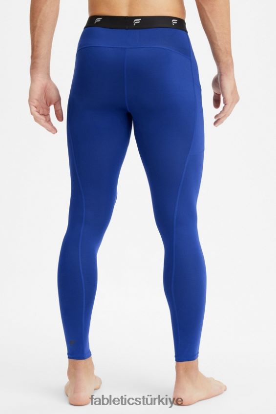 tr Fabletics erkekler taban katmanı tam uzunlukta sıkı fransız mavisi 40R06B3117