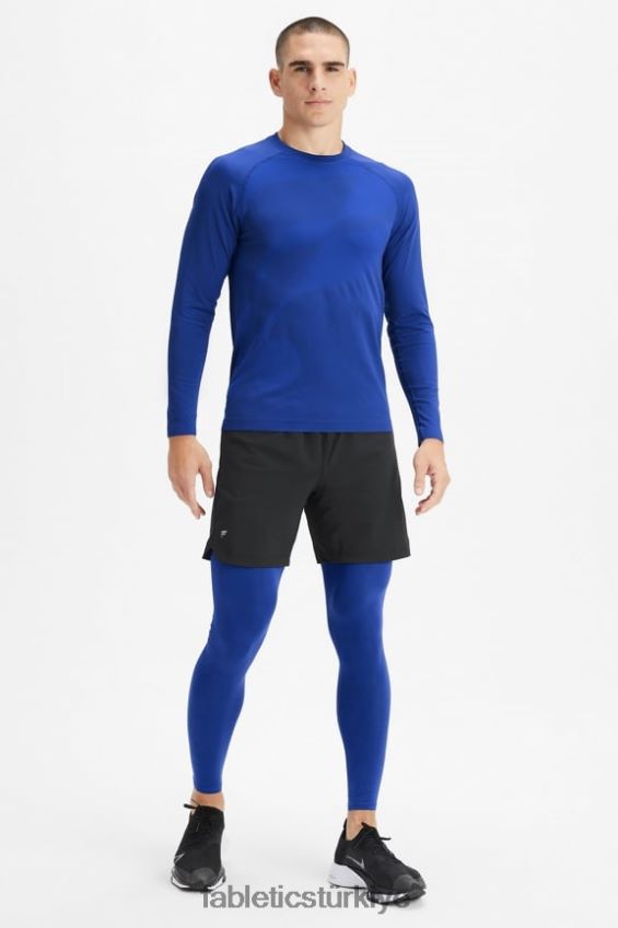 tr Fabletics erkekler taban katmanı tam uzunlukta sıkı fransız mavisi 40R06B3117
