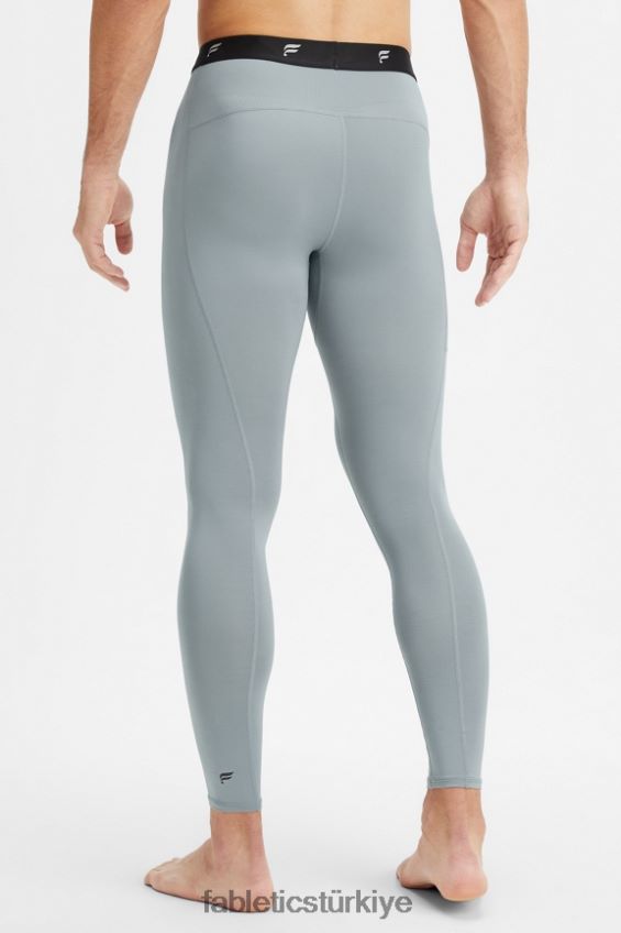 tr Fabletics erkekler taban katmanı tam uzunlukta sıkı gölge grisi 40R06B3118