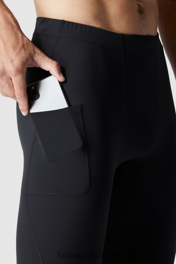 tr Fabletics erkekler temel sıkı 3/4 siyah 40R06B3120