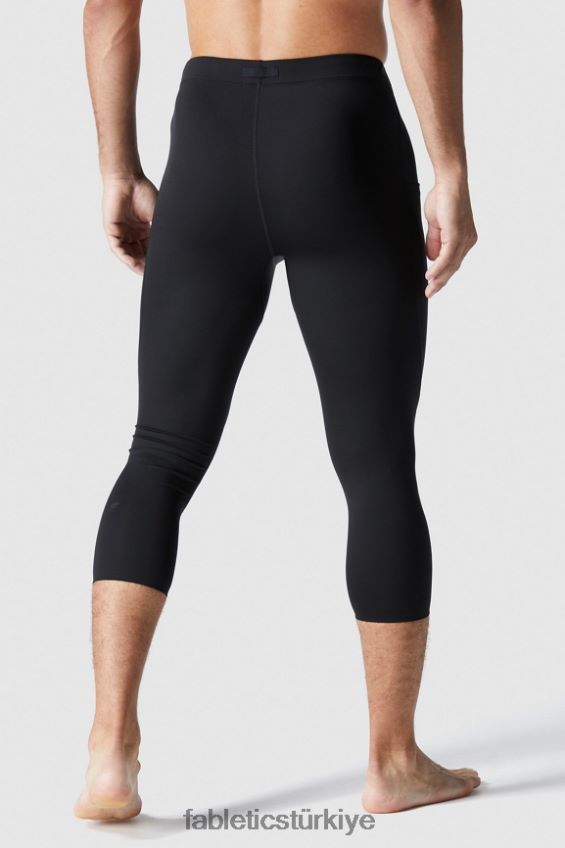tr Fabletics erkekler temel sıkı 3/4 siyah 40R06B3120