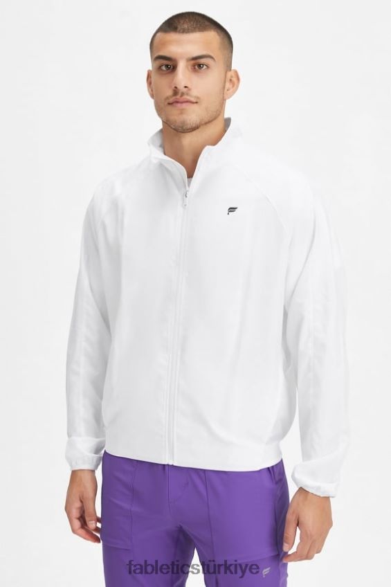tr Fabletics erkekler aralık ceketi klasik beyaz 40R06B3640