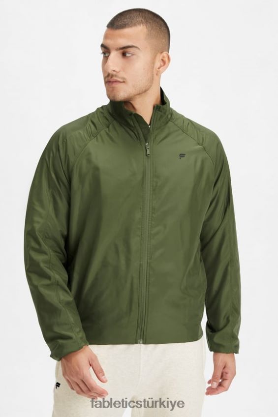 tr Fabletics erkekler aralık ceketi koyu yosun 40R06B3641