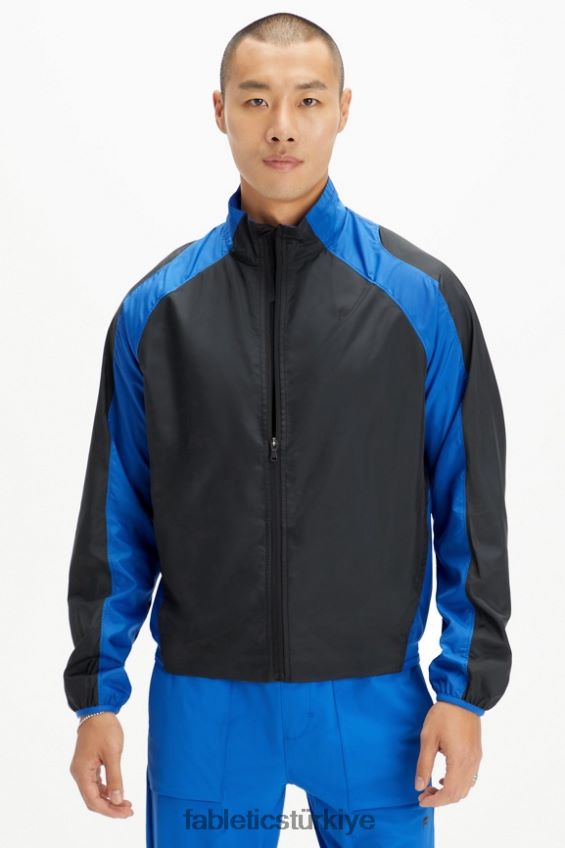 tr Fabletics erkekler aralık ceketi yarış mavi blok 40R06B3644