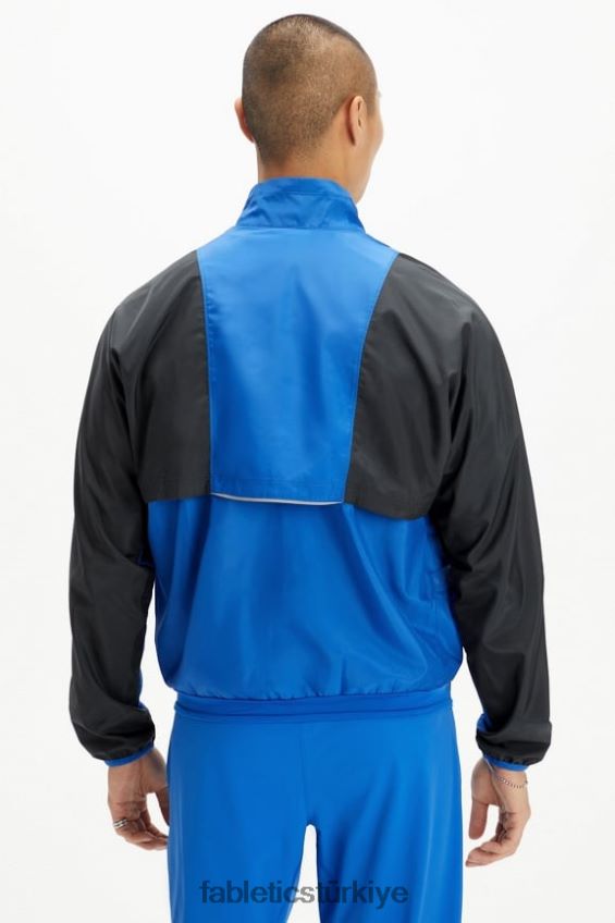 tr Fabletics erkekler aralık ceketi yarış mavi blok 40R06B3644