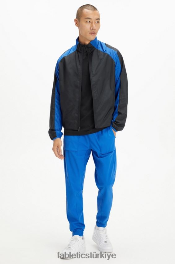 tr Fabletics erkekler aralık ceketi yarış mavi blok 40R06B3644