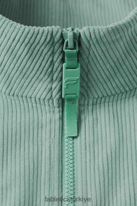 tr Fabletics erkekler kulüp kordonu 1/4 fermuarlı ceket gri kekik 40R06B3638