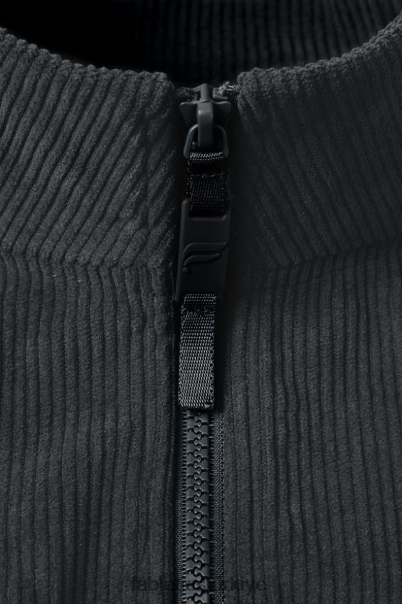 tr Fabletics erkekler kulüp kordonu 1/4 fermuarlı ceket oniks 40R06B3636