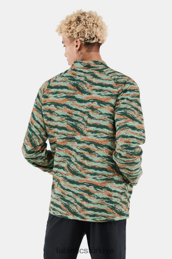tr Fabletics erkekler tek antrenör ceketi büyük kaplan kamuflajı 40R06B3645