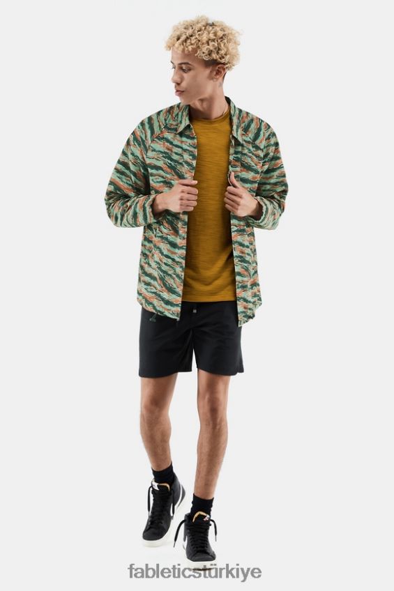 tr Fabletics erkekler tek antrenör ceketi büyük kaplan kamuflajı 40R06B3645
