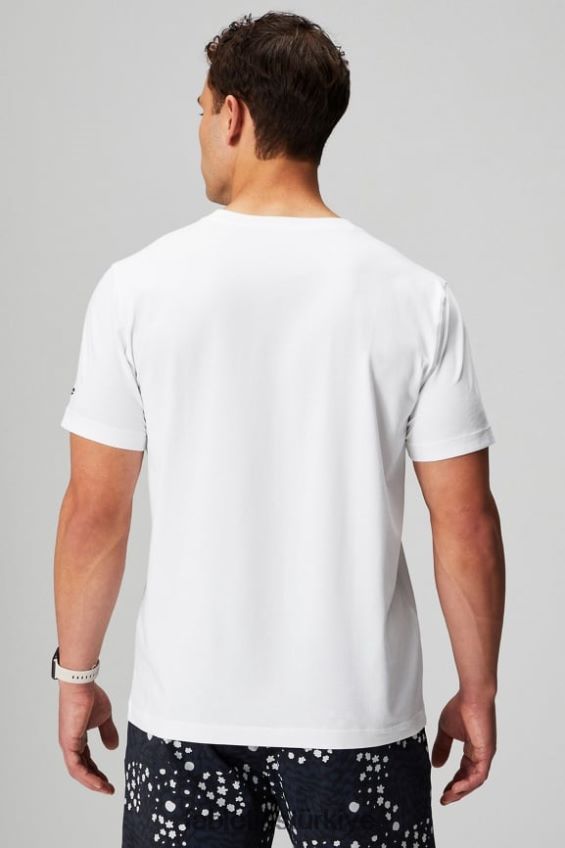 tr Fabletics erkekler 24-7 cep tişörtü klasik beyaz 40R06B3453
