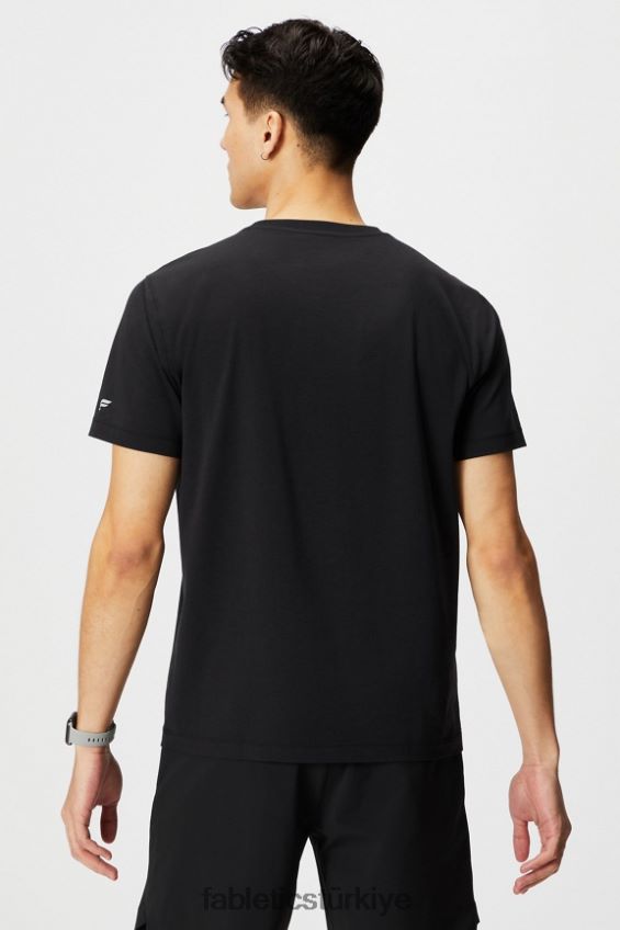 tr Fabletics erkekler 24-7 cep tişörtü siyah 40R06B3448