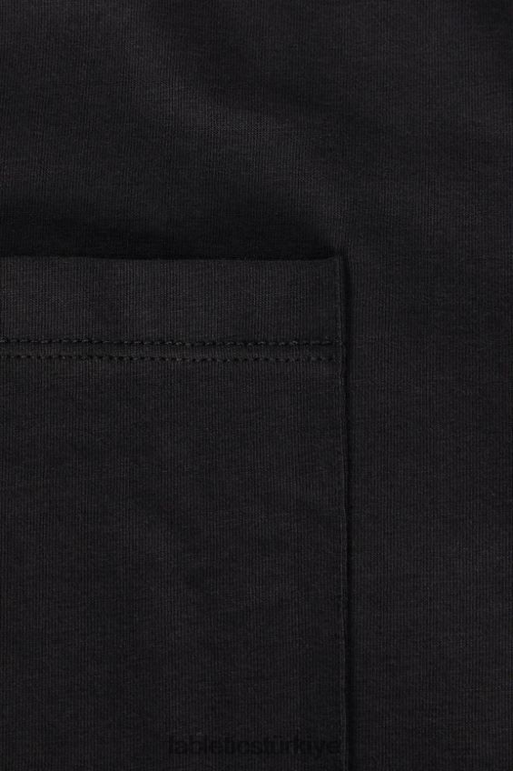 tr Fabletics erkekler 24-7 cep tişörtü siyah 40R06B3448