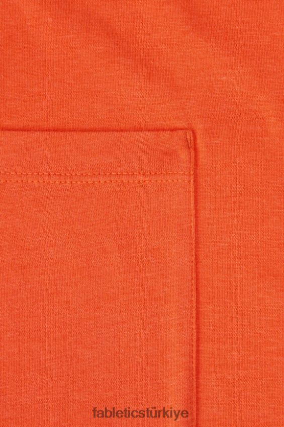 tr Fabletics erkekler 24-7 cep tişörtü tutku portakalı 40R06B3449
