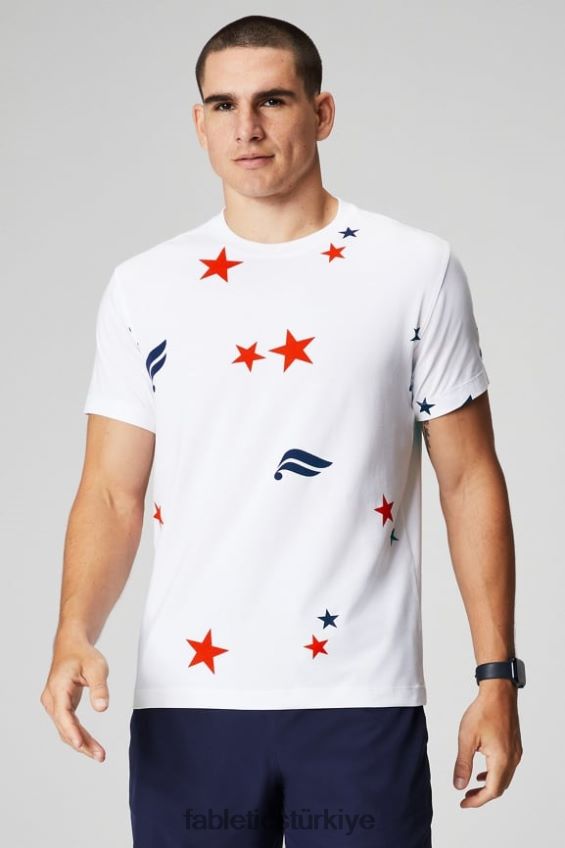 tr Fabletics erkekler 24-7 tişört 181 fs n yıldızlar 40R06B3505