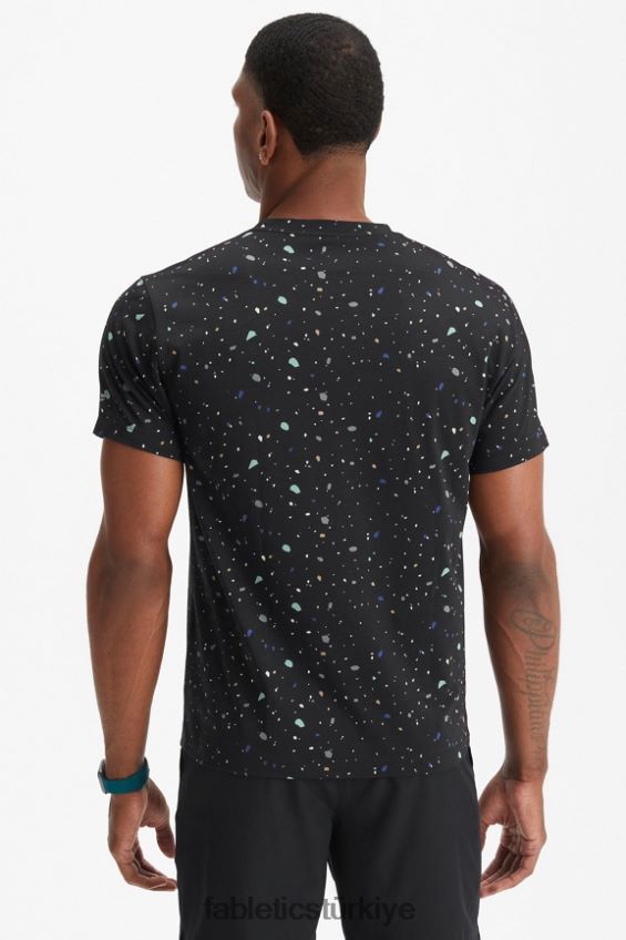 tr Fabletics erkekler 24-7 tişört 183 blackletics mozaik 40R06B3515