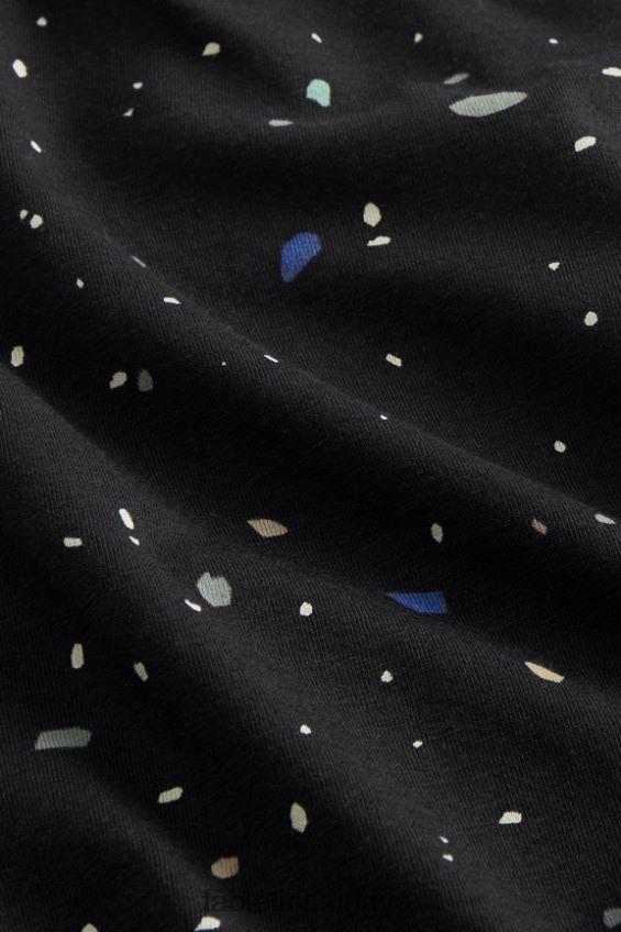 tr Fabletics erkekler 24-7 tişört 183 blackletics mozaik 40R06B3515