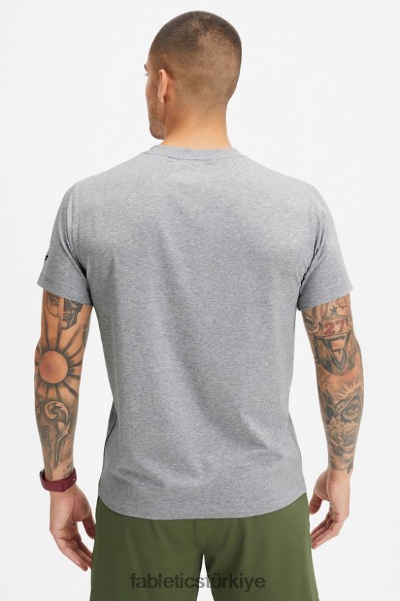tr Fabletics erkekler 24-7 tişört 183 klasik gri melanj 40R06B3516