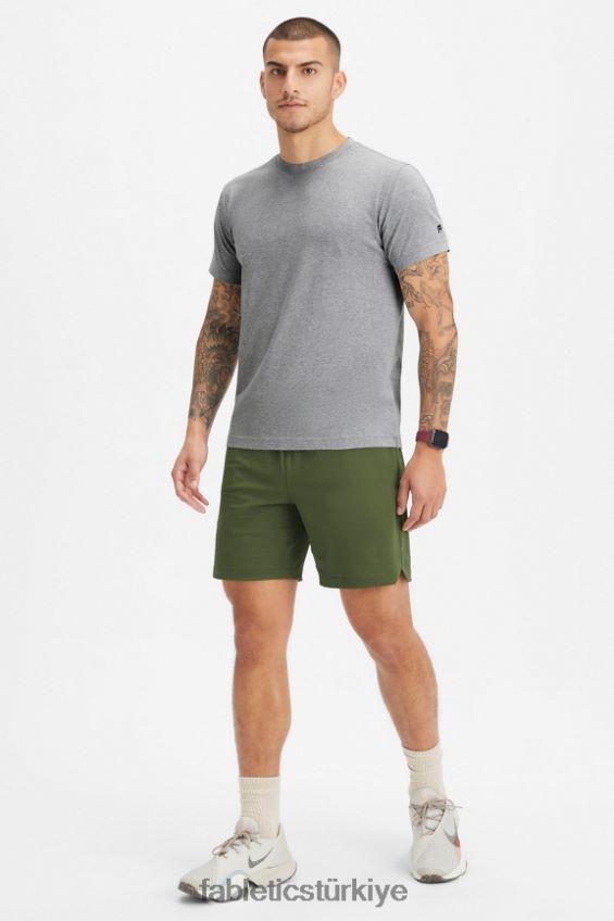 tr Fabletics erkekler 24-7 tişört 183 klasik gri melanj 40R06B3516