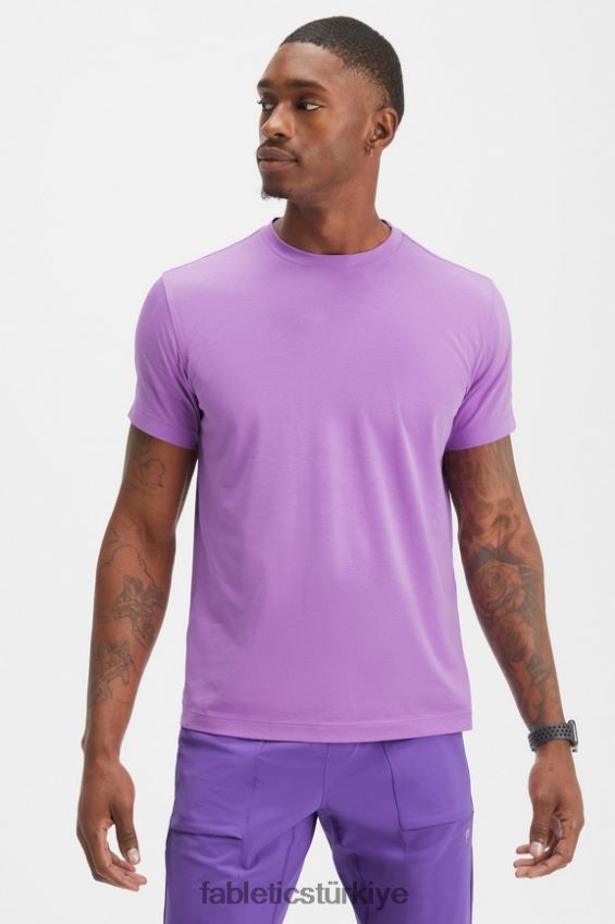 tr Fabletics erkekler 24-7 tişört 184 leylak rengi duman 40R06B3517