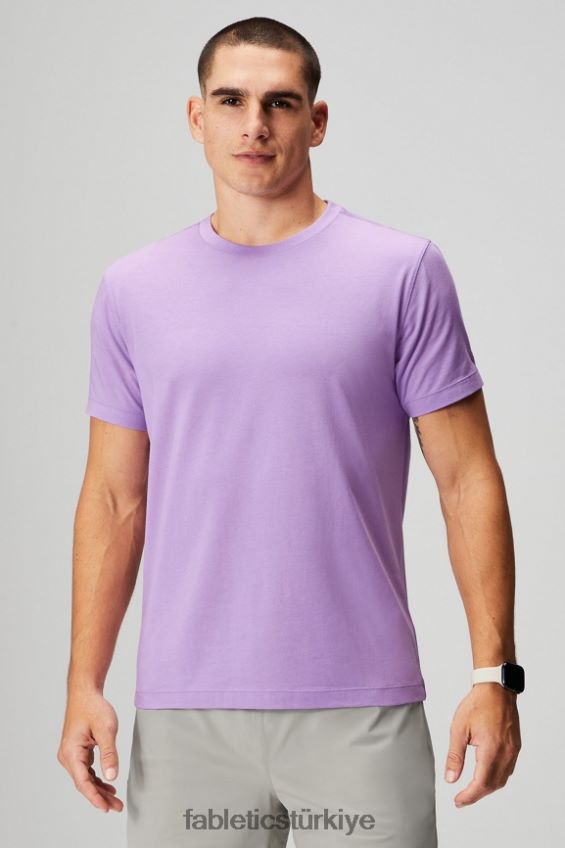 tr Fabletics erkekler 24-7 tişört 185 mor evren 40R06B3543