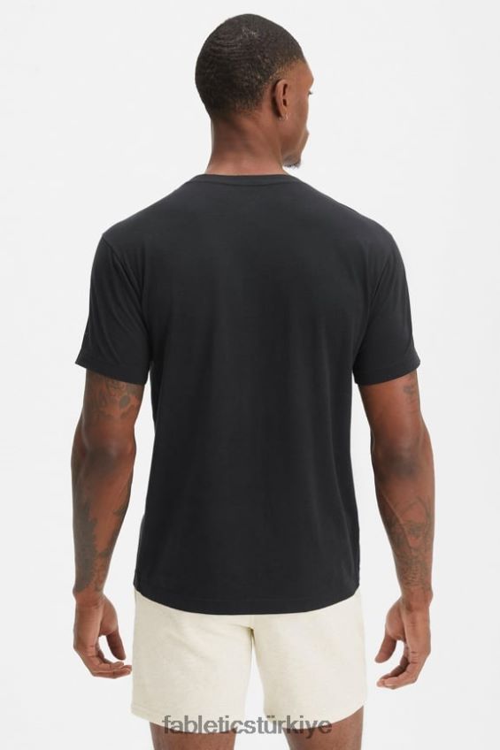 tr Fabletics erkekler 24-7 tişört 185 siyah 40R06B3545