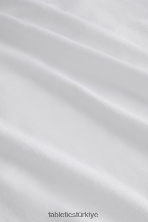 tr Fabletics erkekler 24-7 v yaka beyaz 40R06B3500