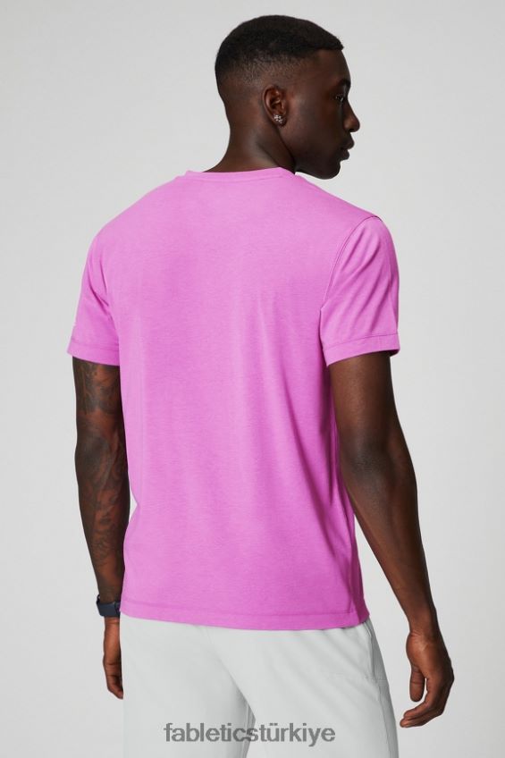 tr Fabletics erkekler 24-7 v yaka pembe kaçış 40R06B3492