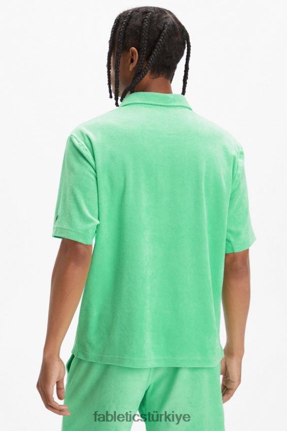 tr Fabletics erkekler ada havlu düğmesi yukarı tropikal su 40R06B3559