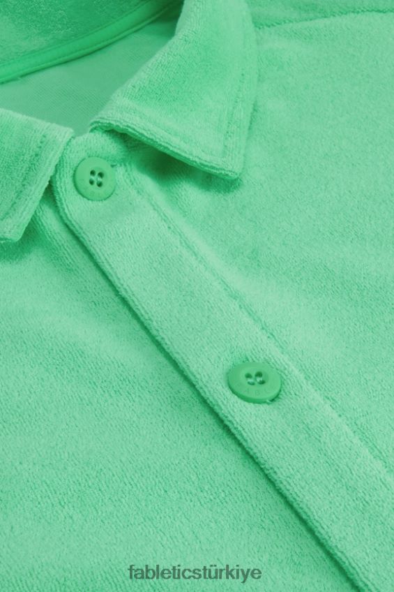 tr Fabletics erkekler ada havlu düğmesi yukarı tropikal su 40R06B3559