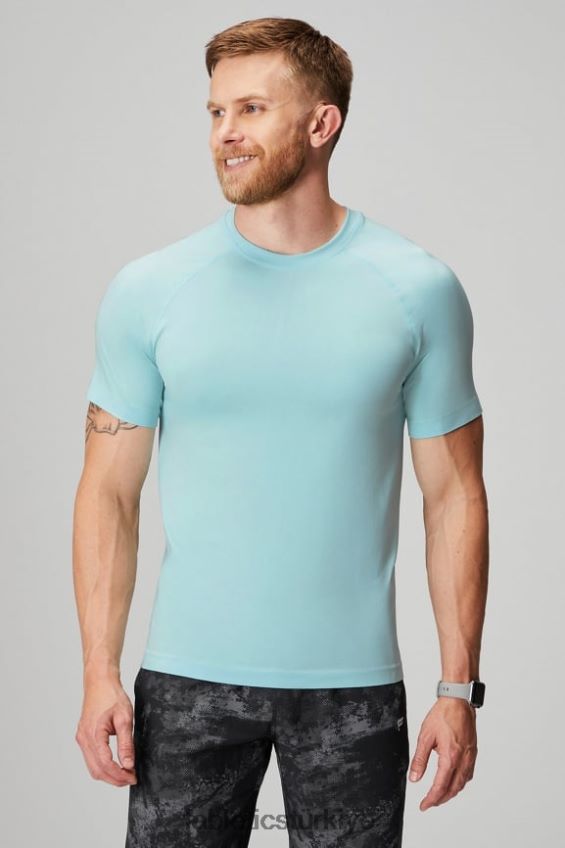 tr Fabletics erkekler eğitim günü tişörtü 175 İskandinav mavisi 40R06B3466