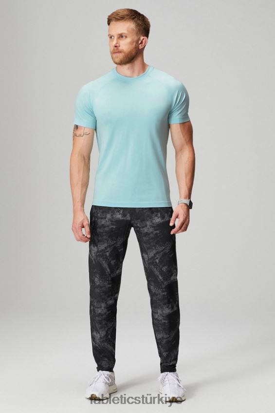 tr Fabletics erkekler eğitim günü tişörtü 175 İskandinav mavisi 40R06B3466