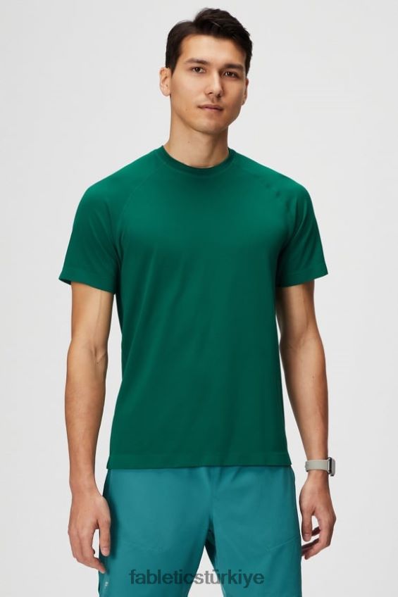 tr Fabletics erkekler eğitim günü tişörtü 176 çimen yeşili 40R06B3471