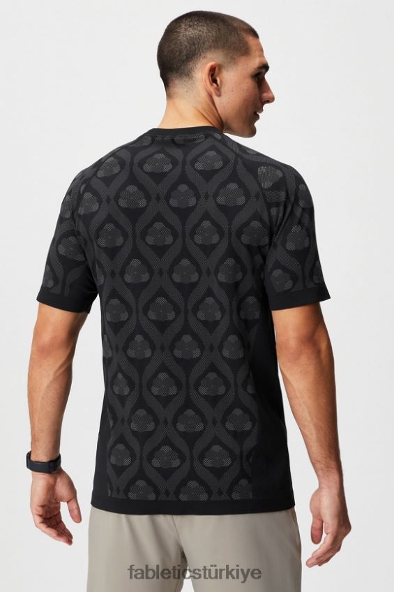 tr Fabletics erkekler eğitim günü tişörtü 176 siyah çimen şatosu 40R06B3467