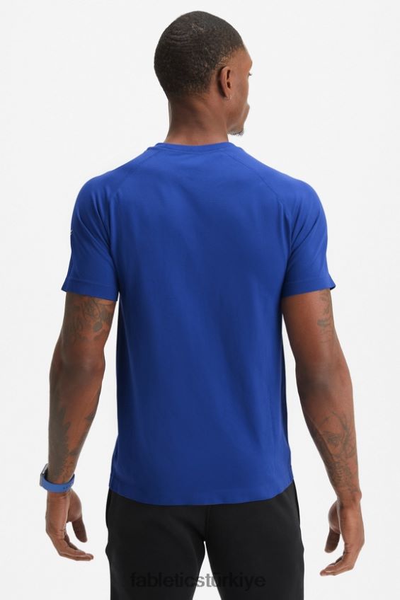 tr Fabletics erkekler eğitim günü tişörtü 177 fransız mavisi 40R06B3475